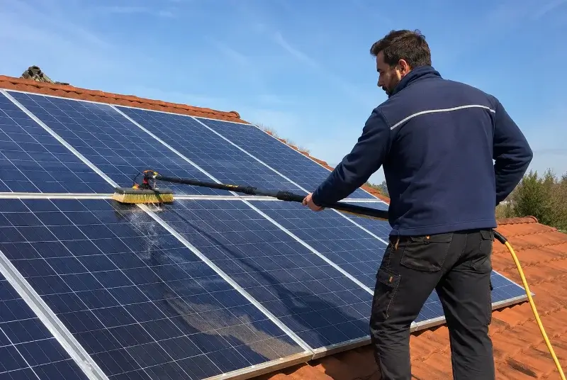 Nettoyage et entretien de panneaux solaires à Arbus